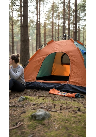Ers Otomatik Kurulumlu Kamp Çadırı 6 Kişilik 220x250x150 Cm