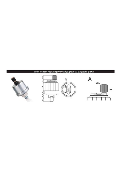 ELO ATOM YAĞ MÜŞÜRÜ 5 BAR (M10*1) (TEK ÇIKIŞ)