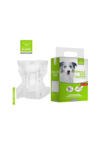 Nunbell Dişi Köpek Külodu/bağlama Bezi Xs 10'lu 1,5-3 Kg Arası