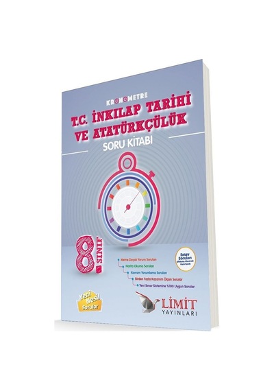 Kronometre Yayınları 8. Sınıf T.C. İnkılap Tarihi ve Atatürkçülük