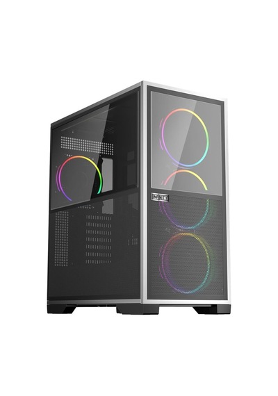 1st Player If8 Btf Siyah Argb 4x12cm Fan Ters Çevirilebilir Temperli Cam Mesh Paneller Usb 3.0 E-atx Arz