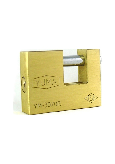 Yuma Kayar Milli Pirinç Asma Kilit 80mm