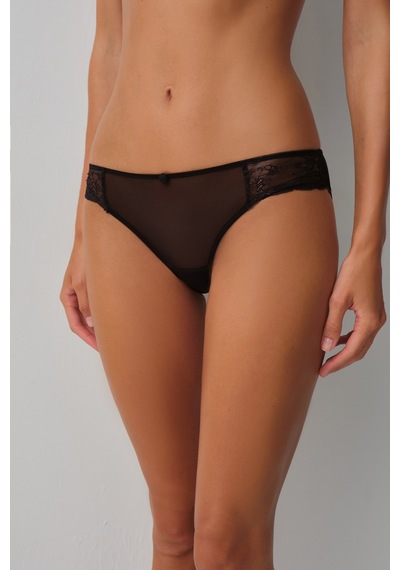 Suwen Private Dantelli Slip Külot Wsl10210215012 Siyah