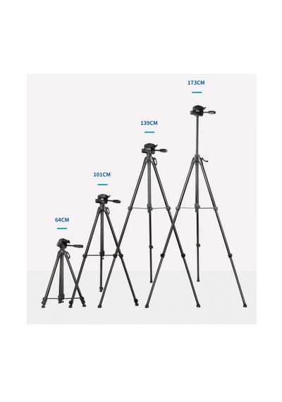 Ht-t04 Alüminyum 173 Cm Tripod Profesyonel Taşınabilir Dslr