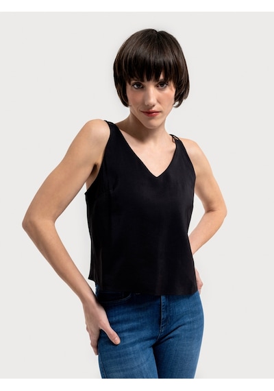 Regular Fit Kadın Bluz K.kol Siyah
