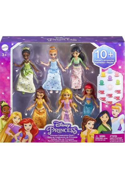 Disney Prenses Bebekleri HLW91 6'lı Set