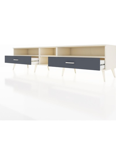 Hyperion Tv Ünitesi 3 Raflı 2 Çekmeceli 220x44x51 Aytaşı-aytaşı/antrasit Aytası/antrasıt - Aytası Hyperion Tv Ünitesi 3 Raflı 2 Çekmeceli 220x44x51 Aytaşı-aytaşı/antrasit Aytası/antrasıt - Aytası