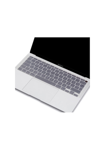 Arabulalaca Apple Uyumlu MacBook Air 13 İnç 2020 A2337 M1 Işlemcili Türkçe Q Silikon Klavye Koruyucu Şeffaf