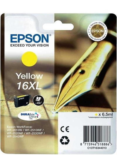 Epson 16XL-T1634-C13T16344020 Sarı Kartuş WF-2010W