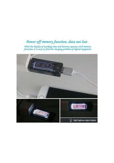 Usb Şarj Akım Voltaj Test Cihazı Usb Arıza Tespit Cihazı Ss-302A