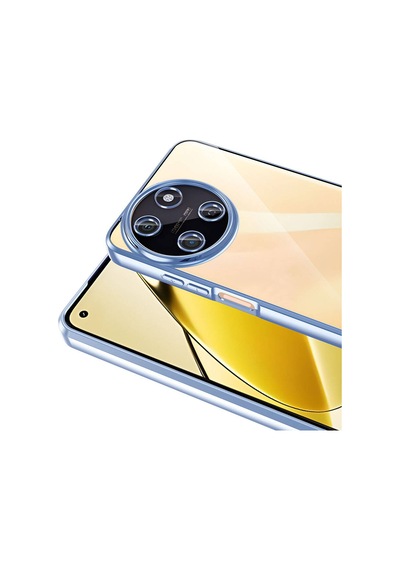 Realme 11 4g Kılıf Kamera Lens Korumalı Logo Gösteren İnce Hafif Pazarplus Lila