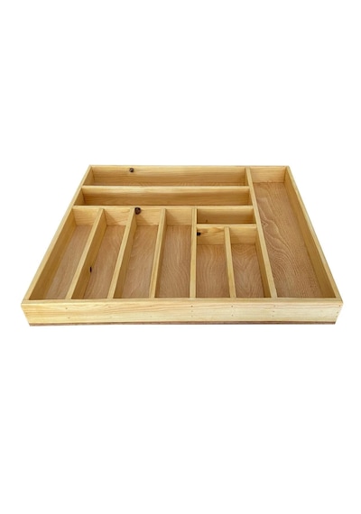 Kaşık, Çatal, Bıçak, Kepçe Organizer 45x50 Cm Çekmece Düzenleyici Mutfak Gereçleri Düzenleyici Ahşap