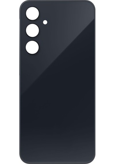 Teknonet Samsung Galaxy A35 Uyumlu Batarya Kapağı - Siyah Siyah