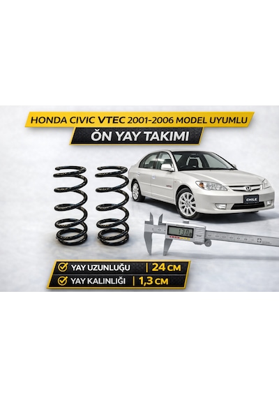 Honda Civic Vtec 2001 2006 Model Uyumlu Ön Yay Takımı 0