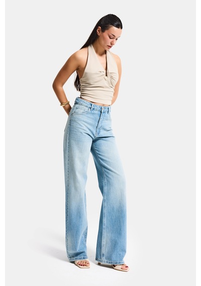 Itsbasic Kadın Kot Rengi 4s6-32 Straight Fit Yüksek Bel Denim Jean Itsbasic Kadın Kot Rengi 4s6-32 Straight Fit Yüksek Bel Denim Jean