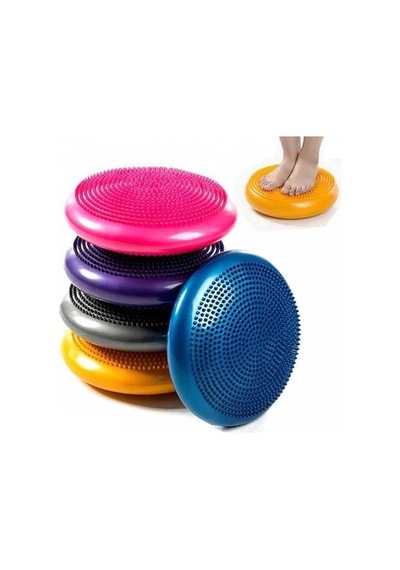 Dikenli Havalı Denge Minderi, Tırtıklı Denge Pedi 35 cm