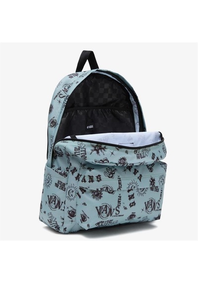 Vans Old Skool 22l Sırt Çantası Desenli Yeşil