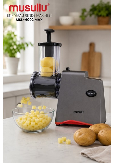 Musullu Msl-4002 Max Et Kıyma Ve Rende Makinesi