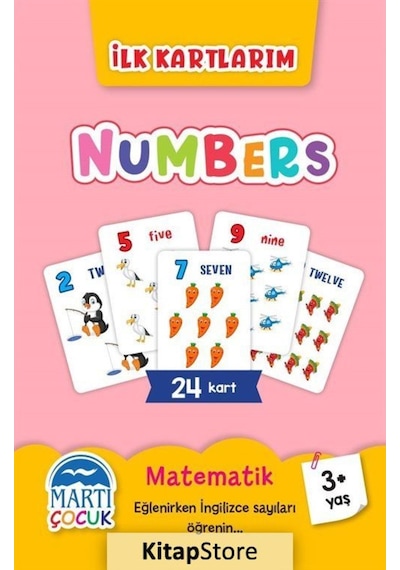 Numbers - İlk Kartlarım 3+ Yaş- Martı Yayınları