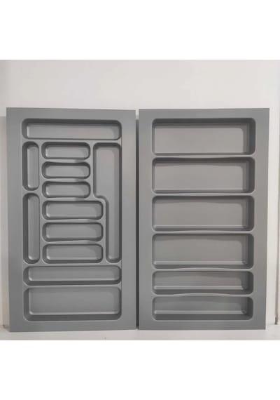  85/49 Cm 2'li Takım Cekmece Içi Kasıklık Ve Kepçelik Grı 78/40 Cm Kadar Kesılebılır 
