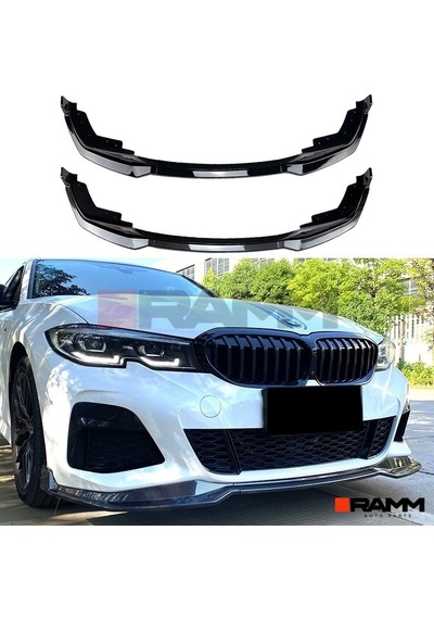 Bmw G20 M Paketi Ön Tampon Lip Parlak Karbon