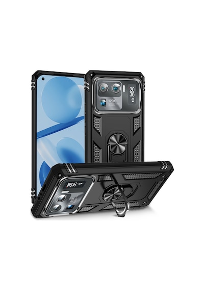 Adige Xiaomi Mi 11 Ultra Kılıf Vega Yüzüklü Standlı Darbe Korumalı