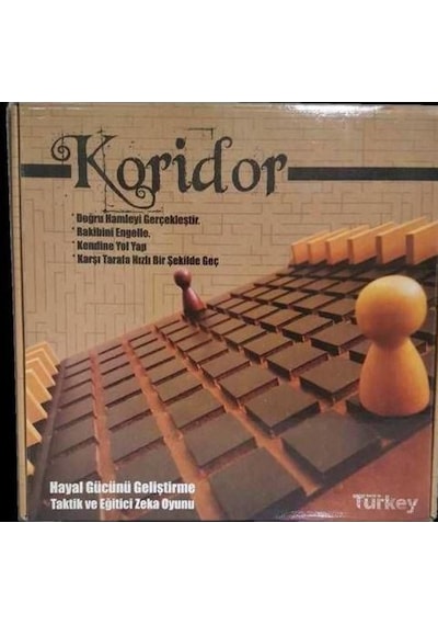 Ahşap Koridor Oyunu Akıl Mantık ve Strateji Zeka Oyunu