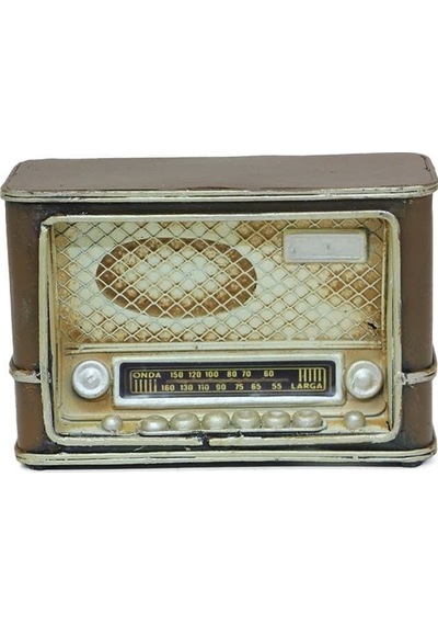 Dekoratif Metal Radyo C1320 1 Ad