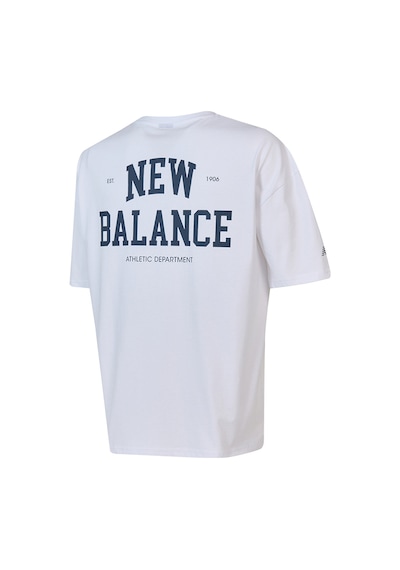 New Balance Nb Lifestyle Erkek T-shirt Mnt1602-wt Beyaz