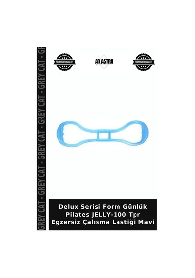 Delux Serisi Form Günlük Pilates Jelly-100 Tpr Egzersiz Çalışma Lastiği Mavi