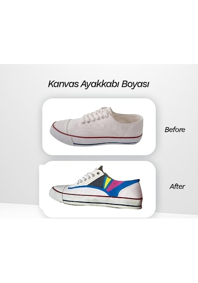 Derby Beyaz Kanvas Bez Kumaş Ayakkabı Boyası 100 Ml Beyaz