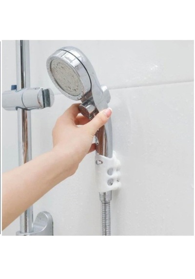 2 Adet Su Geçirmeyen Kancalı Banyo Duş Başlığı Tutucu Silikon Vantuz Aparatı