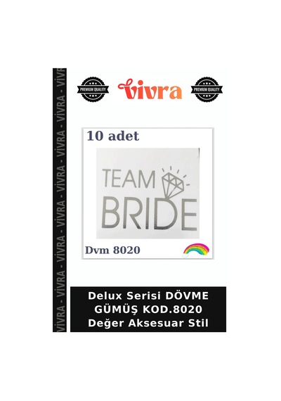 Delux Serisi Dövme Gümüş Kod.8020 Değer Aksesuar Stil