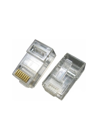 Hatfon 8p8c Rj45 Plug Cat6 Ez Konnektör Yeni Nesil 100 Adet