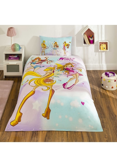 Taç Lisanslı Winx Magic Tek Kişilik Pamuk Nevresim Takımı 000000001000050985 Çok Renkli