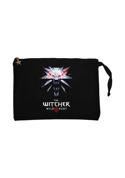 The Witcher Wild Siyah Clutch Astarlı Cüzdan / El Çantası Siyah