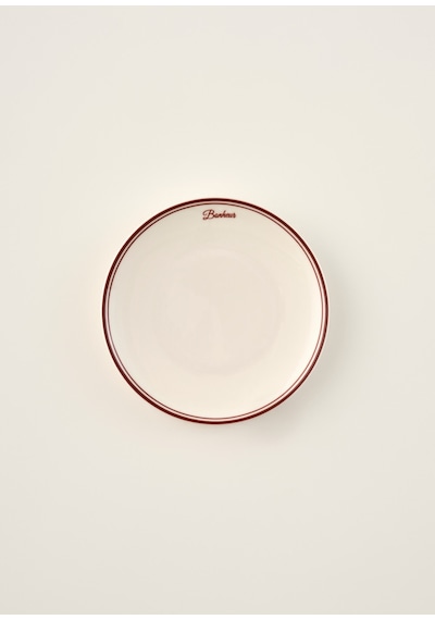 Bella Maison Bonheur Porselen Pasta Tabağı Bordo 21 Cm Bordo
