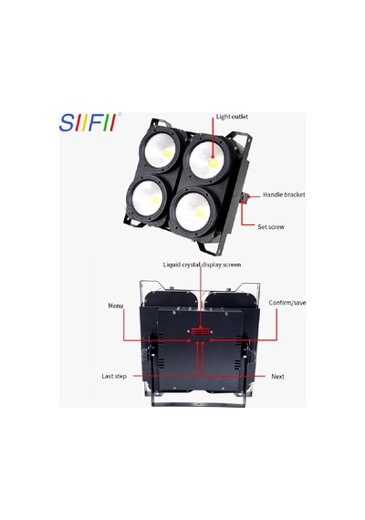 4x100w Cob Led Blinder Sahne Aydınlatma