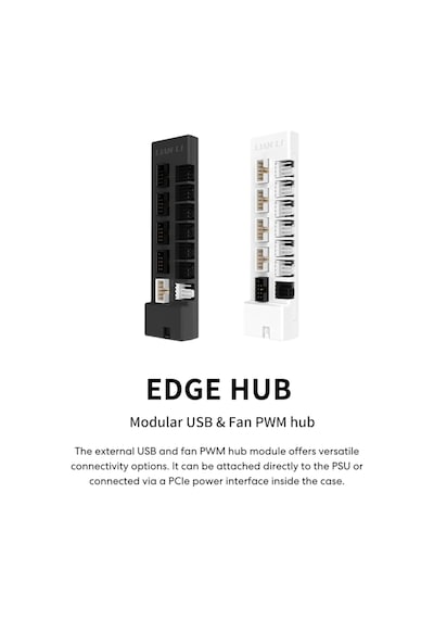 Evrensel Usb Ve Pwm Fan Hub, Beyaz Eg-hub01w