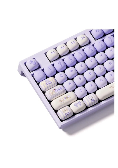 Akko x MonsGeek Magic Lop Bunny RGB Kablosuz Hotswap Mekanik Oyuncu Klavye
