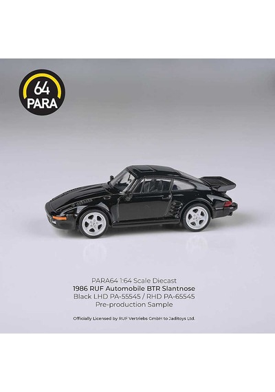 Para64 Porsche Ruf 1986 Btr Black Lhd Pa-55545 Çok Renkli