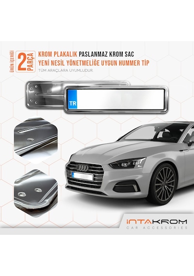 intakrom Audi Krom Plakalık - Hummer Tip 2 Adet