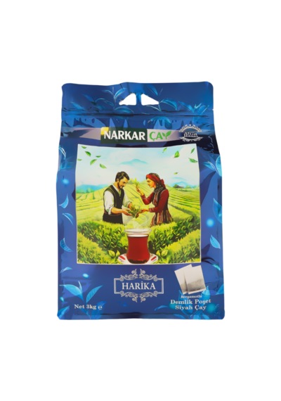Narkar Harika Demlik Poşet Çay 3000 Gr Bergomatlı