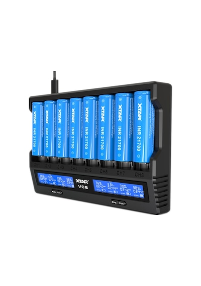 Xtar VC8 Taşınabilir Pil Şarj Cİhazı