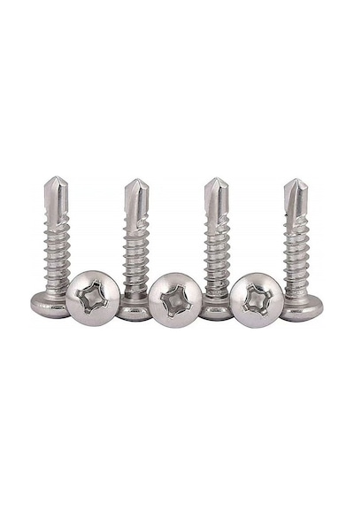 4.8x80 Ysb Yonga Bağlatı Vidası 50 Adet Dın 7504n Matkap Uçlu Saç Vidası 4.8x80