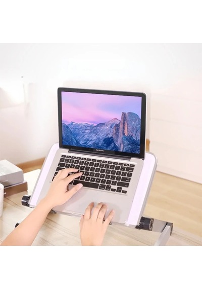 Ally Yl-805 Katlanabilir Fanlı Dizüstü Laptop Standı- 5775 Renk: Siyah