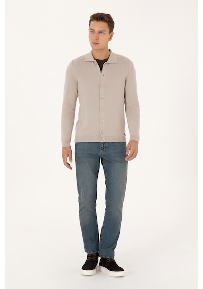 U.s. Polo Assn. Erkek Taş Hırka Triko 50313690-vr049 Tas