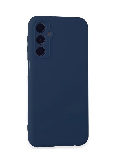 Samsung Uyumlu Galaxy M34 5g Kılıf First Silikon Lacivert