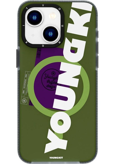 Youngkit - Apple Uyumlu iPhone 15 Binfen Arka Koruma Kılıf - Pembe Pembe