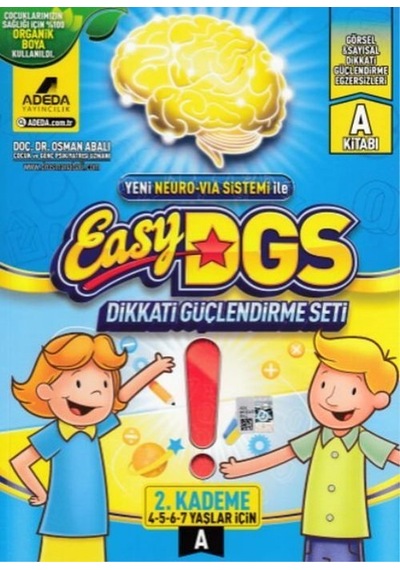 Easy Dikkati Güçlendirme Seti 4-7 Yaş A-2.Kademe - Osman Abalı - Adeda